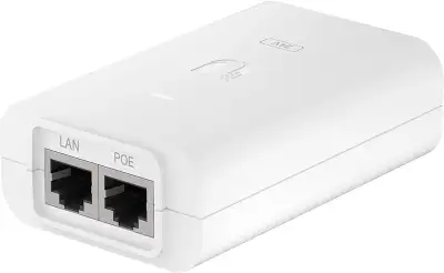 Инжектор PoE Ubiquiti POE-24-12W-G-WH 10/100/1000BASE-T 100-240В(АС)