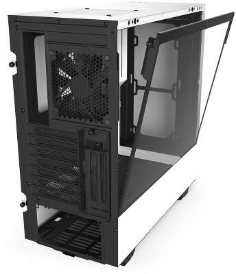 Корпус NZXT H510i White/black, белый/черный, ATX, Без БП (CA-H510I-W1)