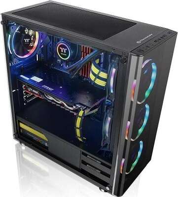Корпус Thermaltake V200 Tempered Glass Edition, черный, ATX, Без БП (CA-1K8-00M1WN-00)