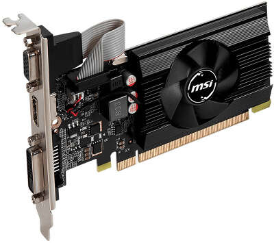 Видеокарта MSI PCI-E 2.0 N730K-2GD3/LP NVIDIA GeForce GT 730 2Gb 64bit DDR3 902/1600 DVIx1 HDMIx1 CRTx1 HDCP Ret low profile