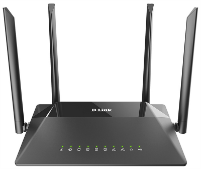 Роутер D-Link Беспроводной двухдиапазонный маршрутизатор AC1300 Wave 2, 1x1000Base-T WAN, 4x1000Base-T LAN, 1хUSB, 3G/LTE, 4 внешние несъемные антенны 5 дБи