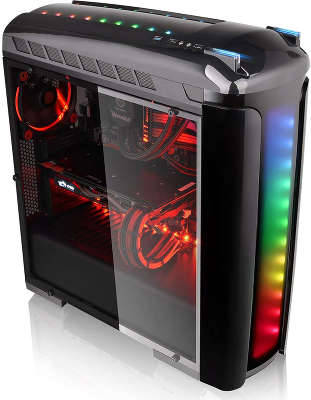 Корпус Thermaltake Versa C22 RGB черный без БП ATX 5x120mm 2xUSB2.0 1xUSB3.0