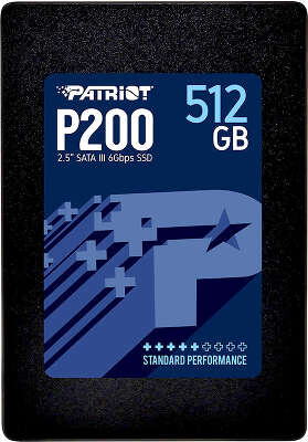 Твердотельный накопитель SATA3 512Gb [P200S512G25] (SSD) Patriot P200