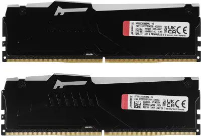 Память DDR5 2x8GB 5200MHz Kingston KF552C36BBEAK2-16 Fury Beast Black Expo RGB RTL Gaming PC5-41600 CL36 DIMM 288-pin 1.25В kit single rank с радиатором Ret