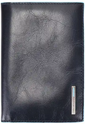 Обложка для паспорта Piquadro Blue Square PP5255B2/BLU2 синий натур.кожа