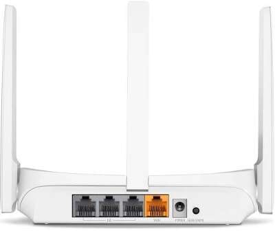 Mercusys MW305R Wi-Fi роутер N300, до 300 Мбит/с на 2,4 ГГц, LAN 3x10/100 Мбит/с, WAN 1x10/100 Мбит/с, 3 антенны