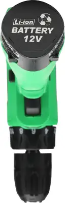 Дрель-шуруповерт Zitrek Green 12-Li-ion аккум. патрон:быстрозажимной (063-4041)