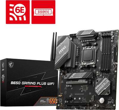 Материнская плата ATX LGAAM5 MSI B650 GAMING PLUS WIFI