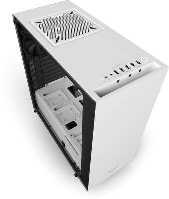 Корпус NZXT S340 ELITE белый, без БП ATX