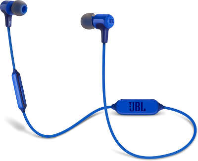 Наушники беспроводные с микрофоном JBL Synchros E25BT, Blue [JBLE25BTBLU]
