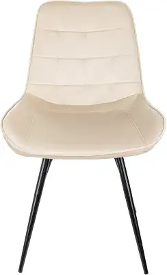 Стул для дома Бюрократ CH-K2 бежевый Holland 06 металл черный на ножках (CH-K2_1/HL07)