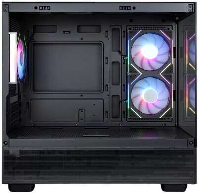 1STPLAYER MIKU Mi5 ARGB Black / mATX / 3x120mm ARGB fans / Mi5-BK-2FC7R-1FC7