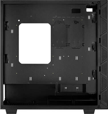 Корпус AeroCool Flo Saturn FRGB, черный, ATX, Без БП (FLO FRGB-G-BK-V1)