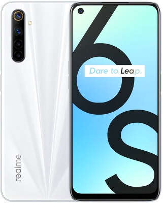 Смартфон Realme 6S 128Gb 6Gb белая луна