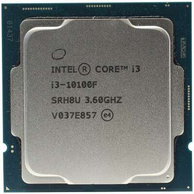 Процессор Intel Core i3-10100F Comet Lake-S (Socket 1200/3600MHz/6Mb/TDP-65W/(w/o graph. ОЕМ)(CM8070104291318)