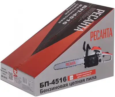 Бензопила Ресанта БП-4516 2300Вт 3.1л.с. дл.шины:16" (40cm) (70/6/14)