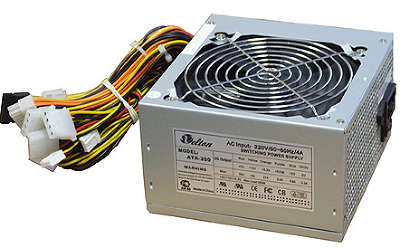 Блок питания 400W Velton (80mm fan) ATX 2.01 (товар уценен)
