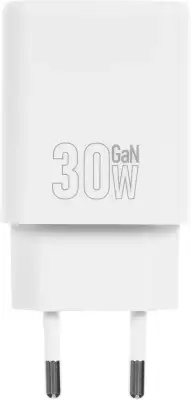 Зарядное устройство Hoco 30Вт, 3А, QC3.0/PD, 1xUSB, 1xType-C, N63, белый, коробка