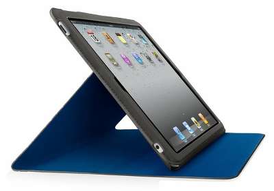 Чехол Belkin Slim Folio Stand для iPad 2, черно-синий [F8N605cwC02]