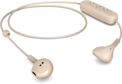 Наушники беспроводные Happy Plugs Wireless Earbud Plus, Nude
