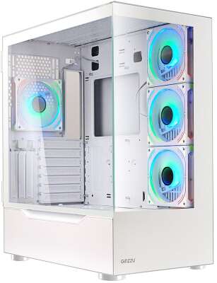 Ginzzu GL790 FAN 12MW6 RGB*4 USB3.0 CRC10 Белый