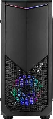 Корпус AeroCool Tomahawk-A 600W, черный, ATX, 600W (4718009158221)