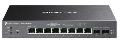 коммутатор TP-Link SG2210XMP-M2, Omada 8-Port 2.5GBASE-T and 2-Port 10GE SFP+ Smart Switch with 8-Port PoE+