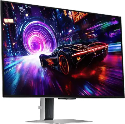 Монитор Samsung 32" Odyssey OLED G8 LS32FG812SIXCI серебристый OLED LED 16:9 HDMI матовая HAS Piv 260cd 178гр/178гр 3840x2160 240Hz FreeSync Premium Pro DP 4K USB 8.4кг