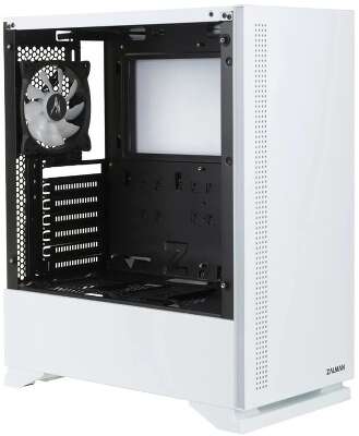 Корпус MIDITOWER ATX W/O PSU S5 WHITE ZALMAN