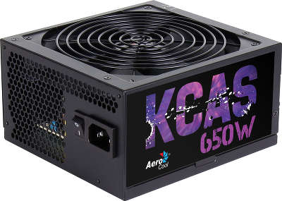 Блок питания 650W Aerocool [KCAS-650M] 80+ Bronze, модульный
