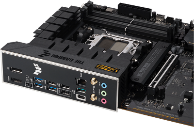 Материнская плата ASUS TUF GAMING B650-E WIFI, AM5, B650, 4*DDR5, 4*SATA, 3*M.2, 4*USB 3.2, 3*USB 2.0, Type-C, 3*PCIx16, 1*PCIx1, DP+HDMI, ATX; 90MB1GT0-M0EAY0