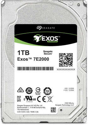 Жесткий диск/ UNSEALED HDD Seagate SAS 1Tb 2.5'' Exos 7E2000 7200 128Mb (Inspur DC19+, clean pulled) 1 year warranty (replacement ST1000NM001A, ST900MM0006, ST900MM0168) UNSEALED