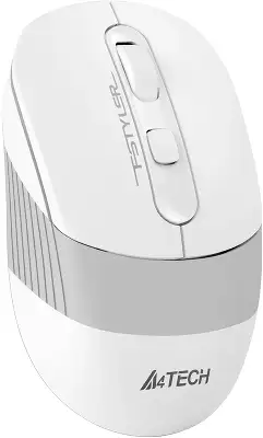 Мышь A4Tech Fstyler FB10C белый/серый оптическая 2000dpi беспров. BT/Radio USB 4but (FB10C GRAYISH WHITE)