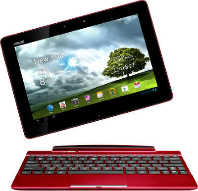 Планшетный компьютер 10.1" ASUS EeePAD Transformer TF300TG 16Gb 3G Dock, Red