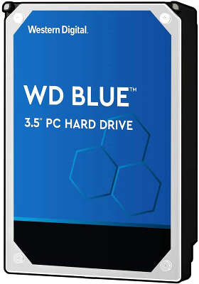 Жесткий диск SATA3 2Tb [WD20EZAZ] Western Digital Blue, 5400rpm, 256Mb