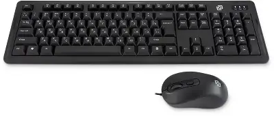 Комплект Оклик S605 клав:черный мышь:черный USB Multimedia
