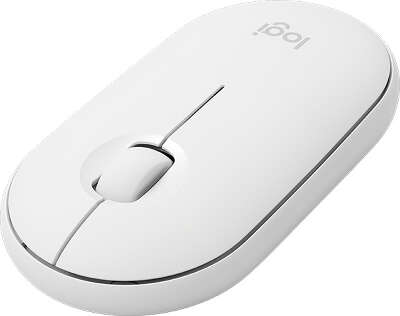 Мышь беспроводная Logitech Wireless Mouse M350 White 2.4GHZ/BT (910-005716)