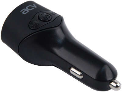 Автомобильный FM-модулятор ACV FMT-119B черный BT USB (37400)