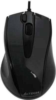 A-4Tech Мышь V-Track Padless N-500FS black optical (1000dpi) silent USB [1146039]