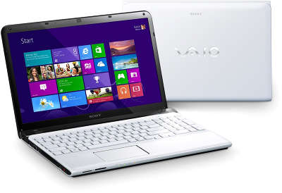 Ноутбук Sony VAIO SVE1512G1R/W White 15.5" HD /B980/4/500/Multi/WF/BT/CAM/W8