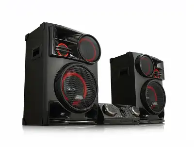 Минисистема LG CL98-FS черный 3500Вт CD CDRW FM USB BT