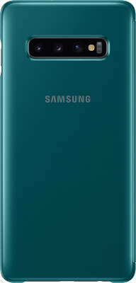 Чехол Samsung для Samsung Galaxy S10+ Clear View Cover, Green (EF-ZG975CGEGRU)