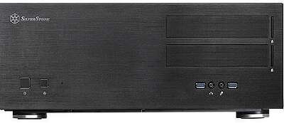 Корпус SilverStone GD08B, черный, EATX, Без БП (SST-GD08B)