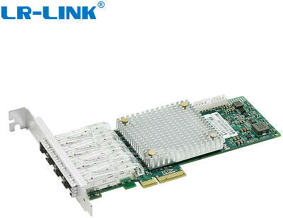 Сетевой адаптер LR-LINK LREC9054PF-4SFP Intel I350 AM4 PCI-E x4 100MB 4 X SFP
