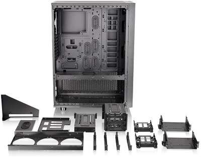 Корпус Thermaltake Core X71 Tempered Glass Edition, Window, черный, ATX, без БП (CA-1F8-00M1WN-02)