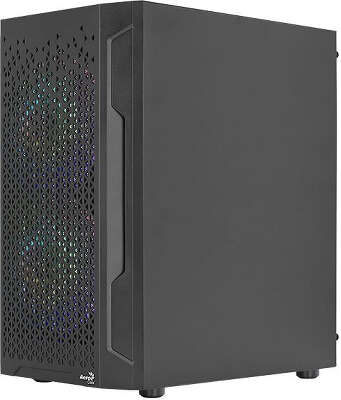 Корпус AeroCool Trinity Mini-G-BK v2, черный, mATX, Без БП (ACCS-PV32033.11)