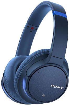 Беспроводные наушники Sony WH-CH700NL с шумоподавлением, синие