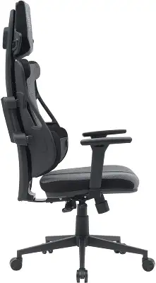 Кресло Cactus CS-CHR-DUO-GYBK серый/черный с подголов. крестов. сталь пластик черный