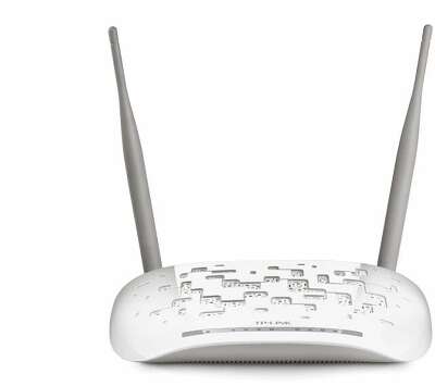 Роутер беспроводной TP-Link TD-W8961N N300 10/100BASE-TX/ADSL белый