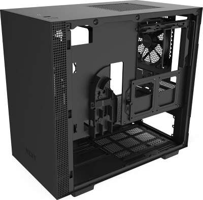 Корпус NZXT H210 Black, черный, mini-ITX, Без БП (CA-H210B-B1)